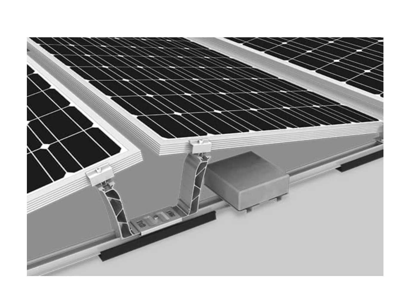 Montage auf Flachdach